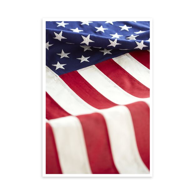 Bold American Flag Patriotic Card